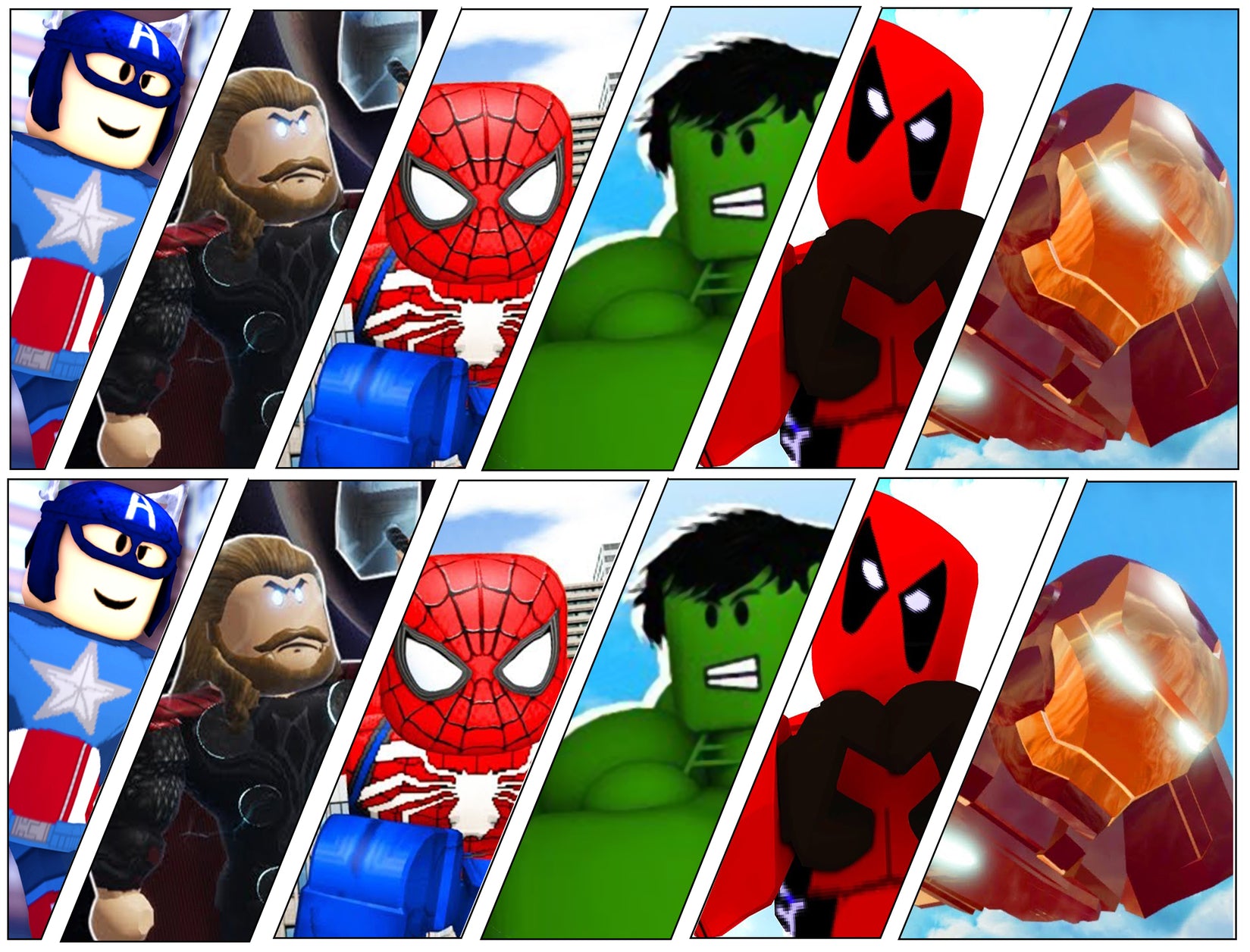 Roblox Superheros Ant-Man Spider-Man Iron Man The Hulk Thor Edible Cak – A  Birthday Place