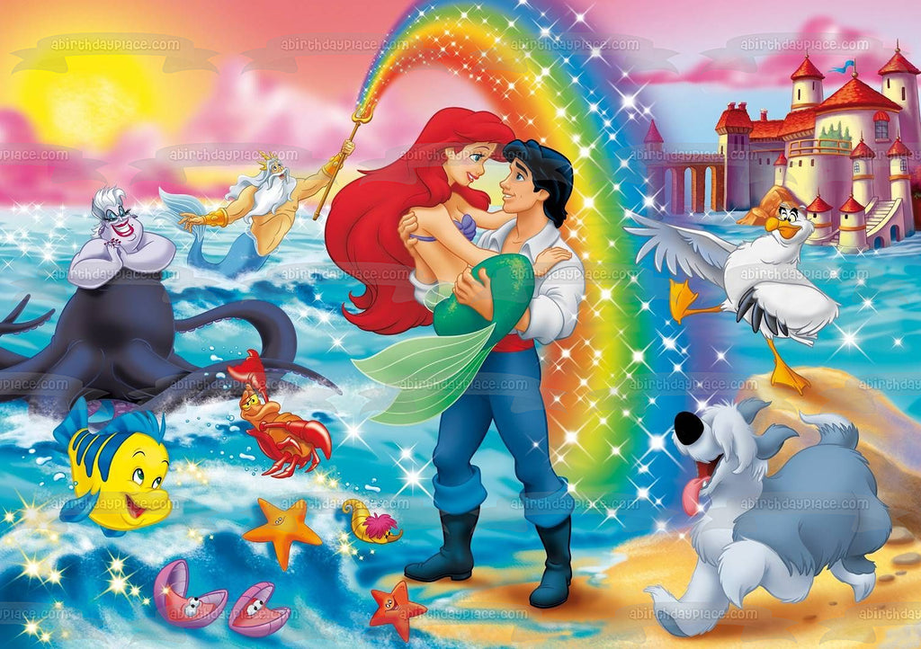 ariel and eric the little mermaid