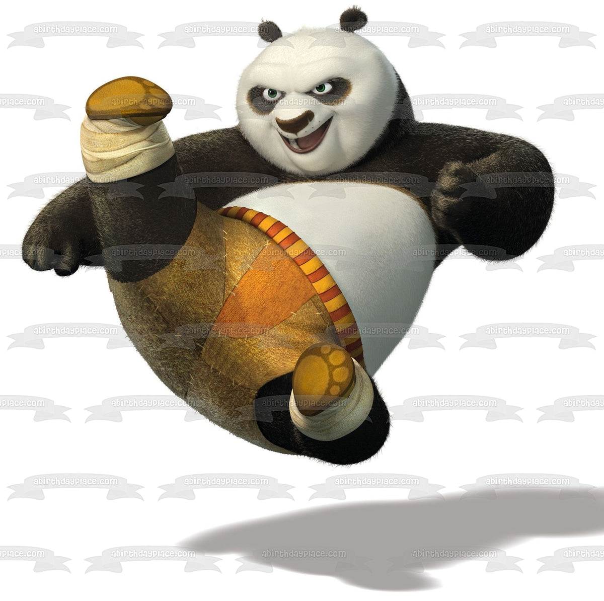 Kung Fu Panda Po Jumping Edible Cake Topper Image ABPID07973 – A ...