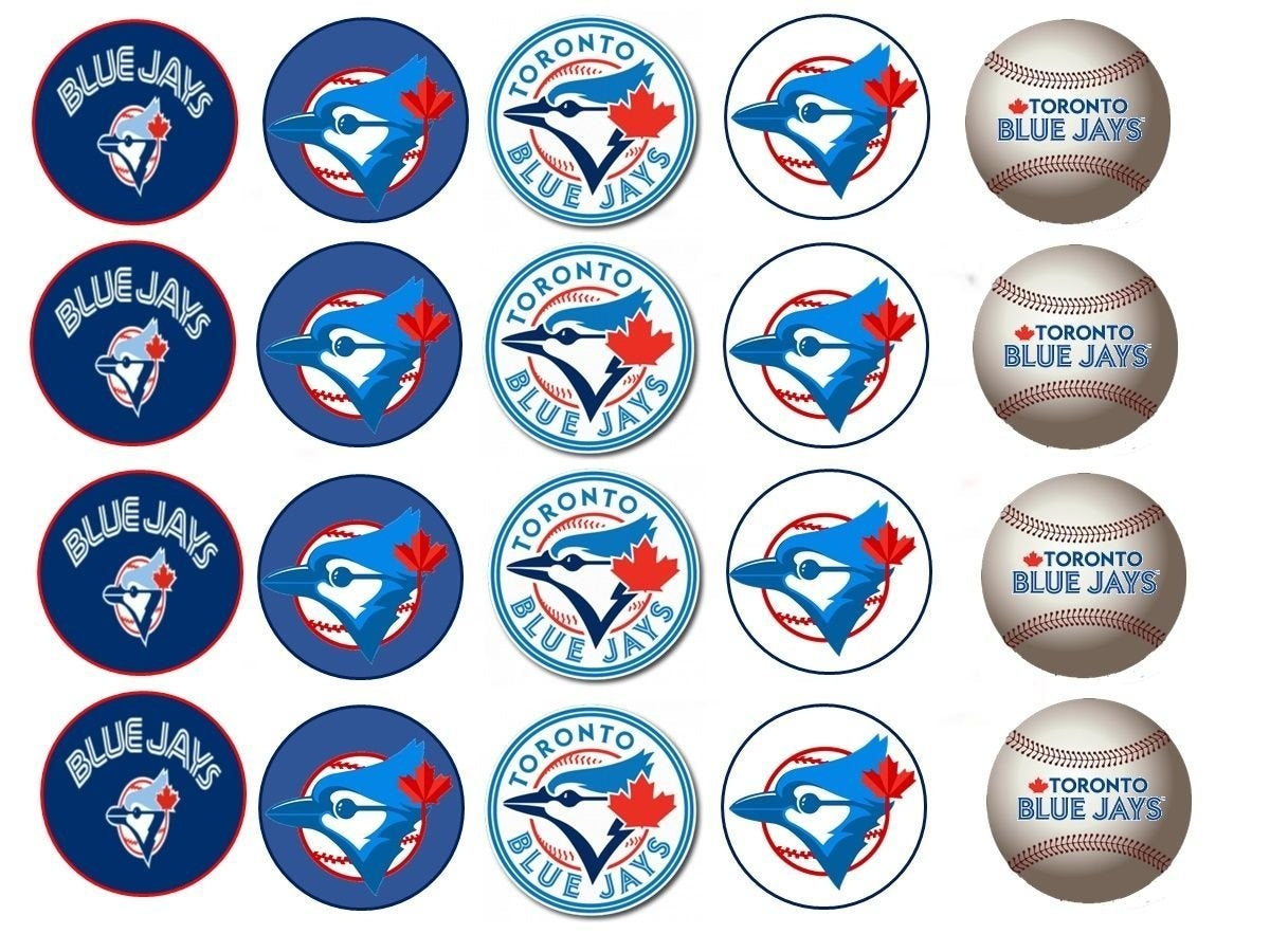 Toronto Blue Jays Logo Canadian Professional Baseball Edible Cupcake T A Birthday Place