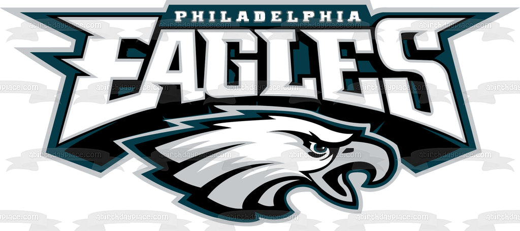 Philadelphia Eagles Logo NFL Edible Cake Topper Image ABPID11016 – A  Birthday Place