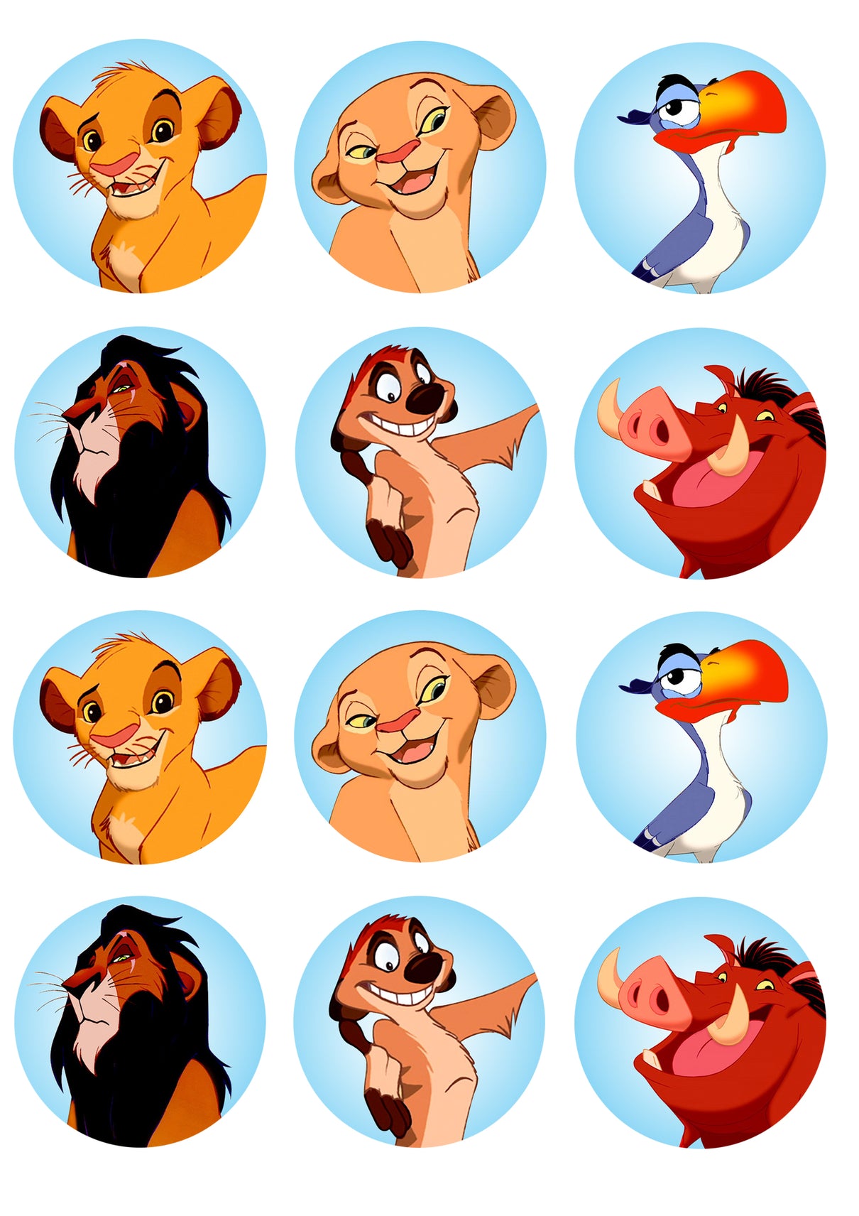 Lion King Cupcake Toppers Off 64