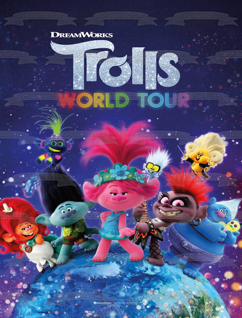 Dreamworks Trolls World Tour Movie Poster Poppy Branch Thrash Queen Es 
