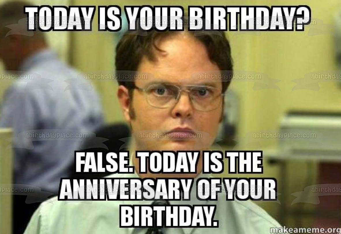 Meme the Office Happy Birthday Dwight Schrute Today Is Your Birthday E – A  Birthday Place