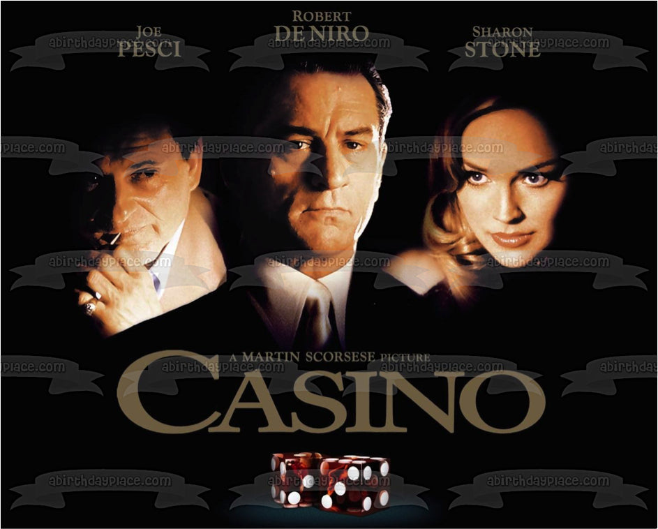 Casino Movie Gangster Edible Cake Topper Image ABPID52298 – A Birthday Place