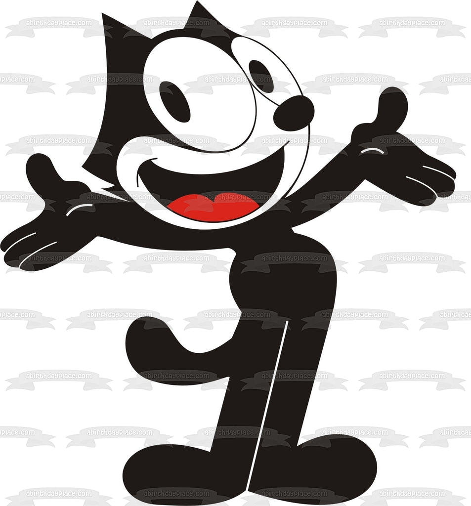 Felix The Cat Classic Cartoon Character Animated Edible Cake Topper Im A Birthday Place