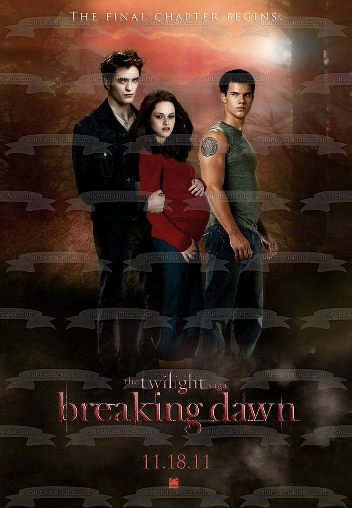 The Twilight Saga: Breaking Dawn Part 1 Movie Poster Edward Bella Jaco – A  Birthday Place