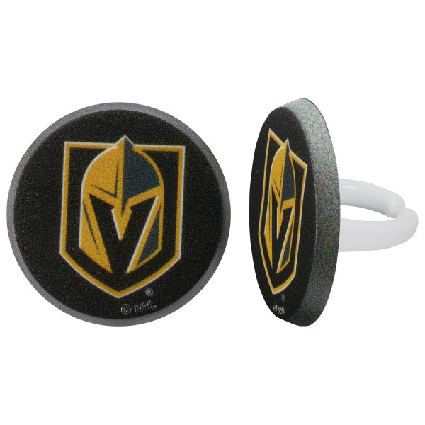 Nhl Las Vegas Golden Knights Team Puck Cupcake Rings A Birthday Place