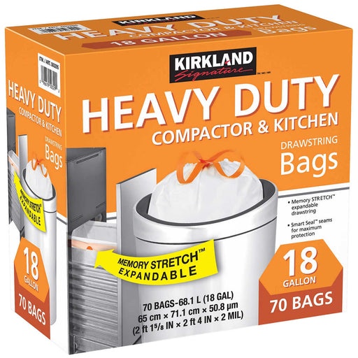 Kirkland Signature Flex-Tech 13-Gallon Scented Kitchen Trash Bags