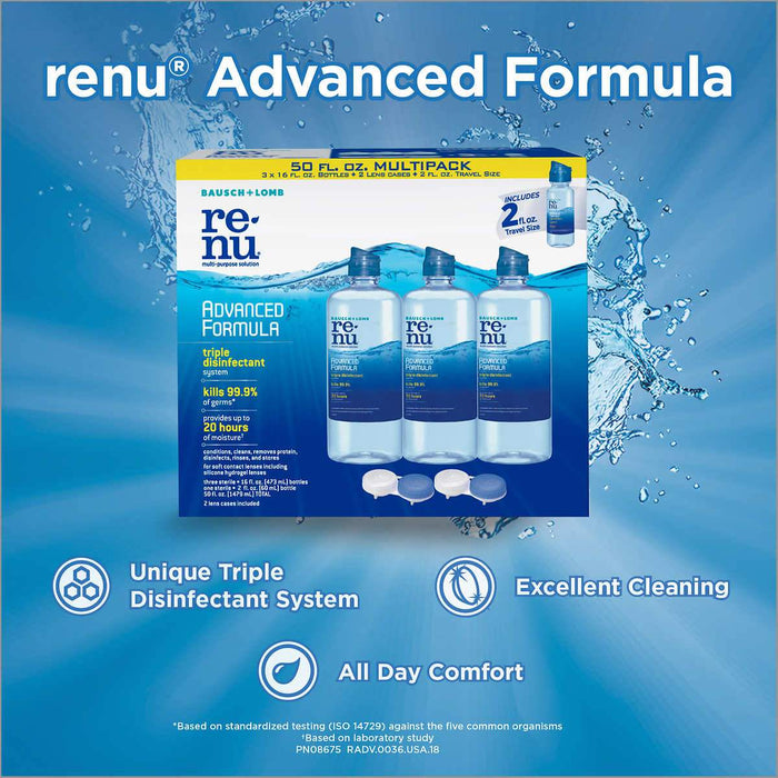 renu Advanced Formula Multi-Purpose Solution, 50 Ounces - Home Deliveries