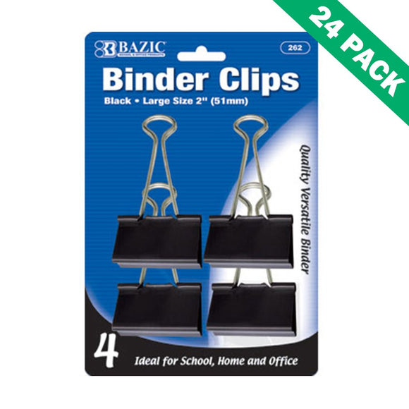 large black binder clips