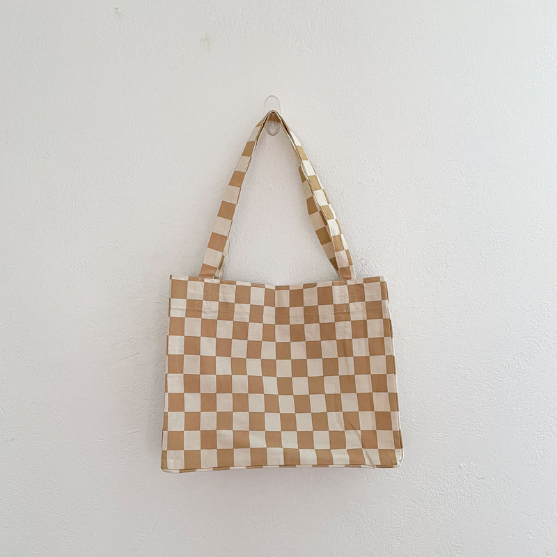 LIMITED EDITION: Checkered Tote Bag | Horizontal - Imani Collective