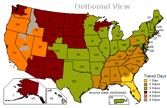 UPS Ground Maps - Free Calculator to Find Your UPS Shipping Zones