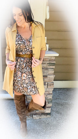 button up day tunic