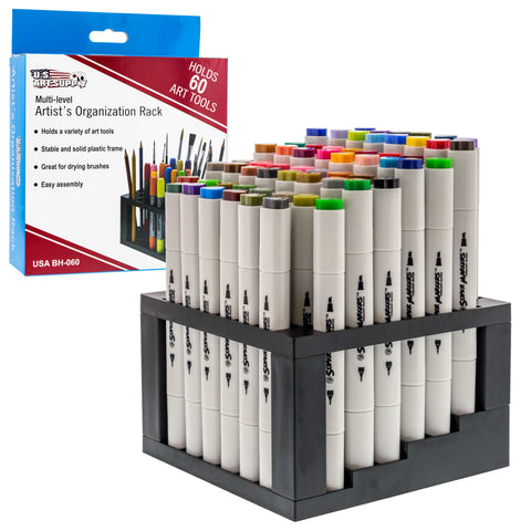 U.S. Art Supply 54-Piece Drawing & Sketching Art Set with 4 Sketch Pads (242 Paper Sheets) - Ultimate Artist Kit, Graphite and Charcoal Pencils & Stic