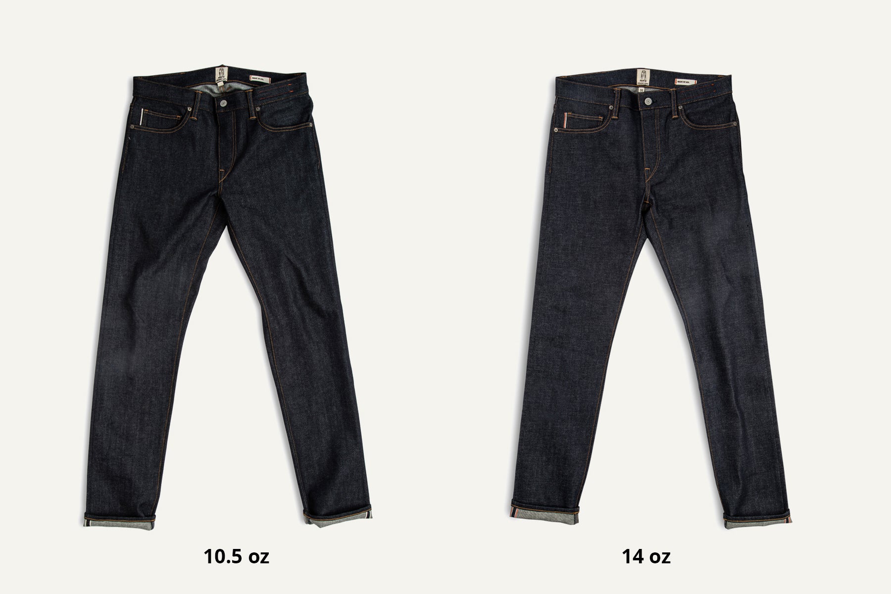 Denim Weights | The difference between 10.5 oz and 14 oz– HIROSHI KATO ...