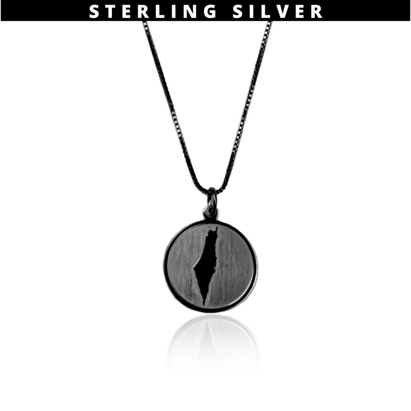 Palestine Coin Necklace - Black – JustDuaIt