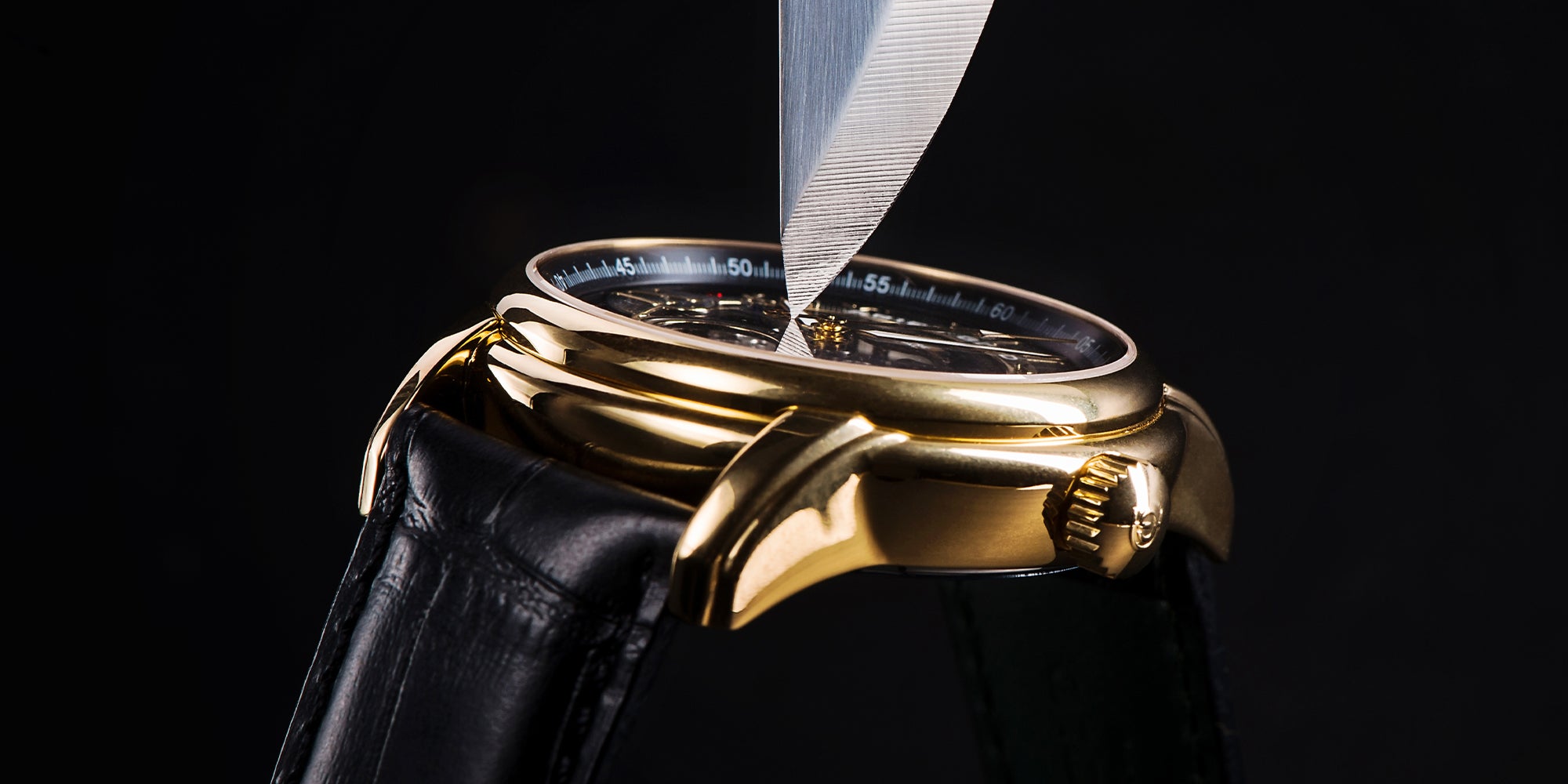ARIES GOLD URBAN SANTOS L 1023 RG-RG PINK LEATHER STRAP WOMEN'S WATCH - H2 Hub Watches