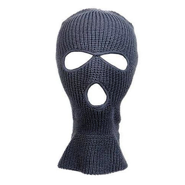 Wholesale Plain Winter Acrylic Knitted 3-Hole Ski Mask – 2040USA