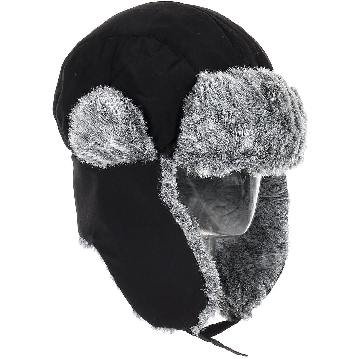Winter Unisex Knit Bomber Hat w/ Faux Fur Trim – 2040USA