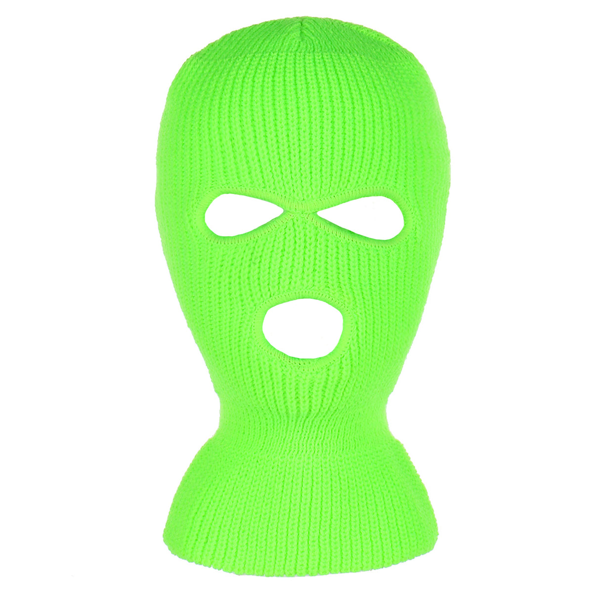 Wholesale Plain Winter Acrylic Knitted 3-Hole Ski Mask – 2040USA