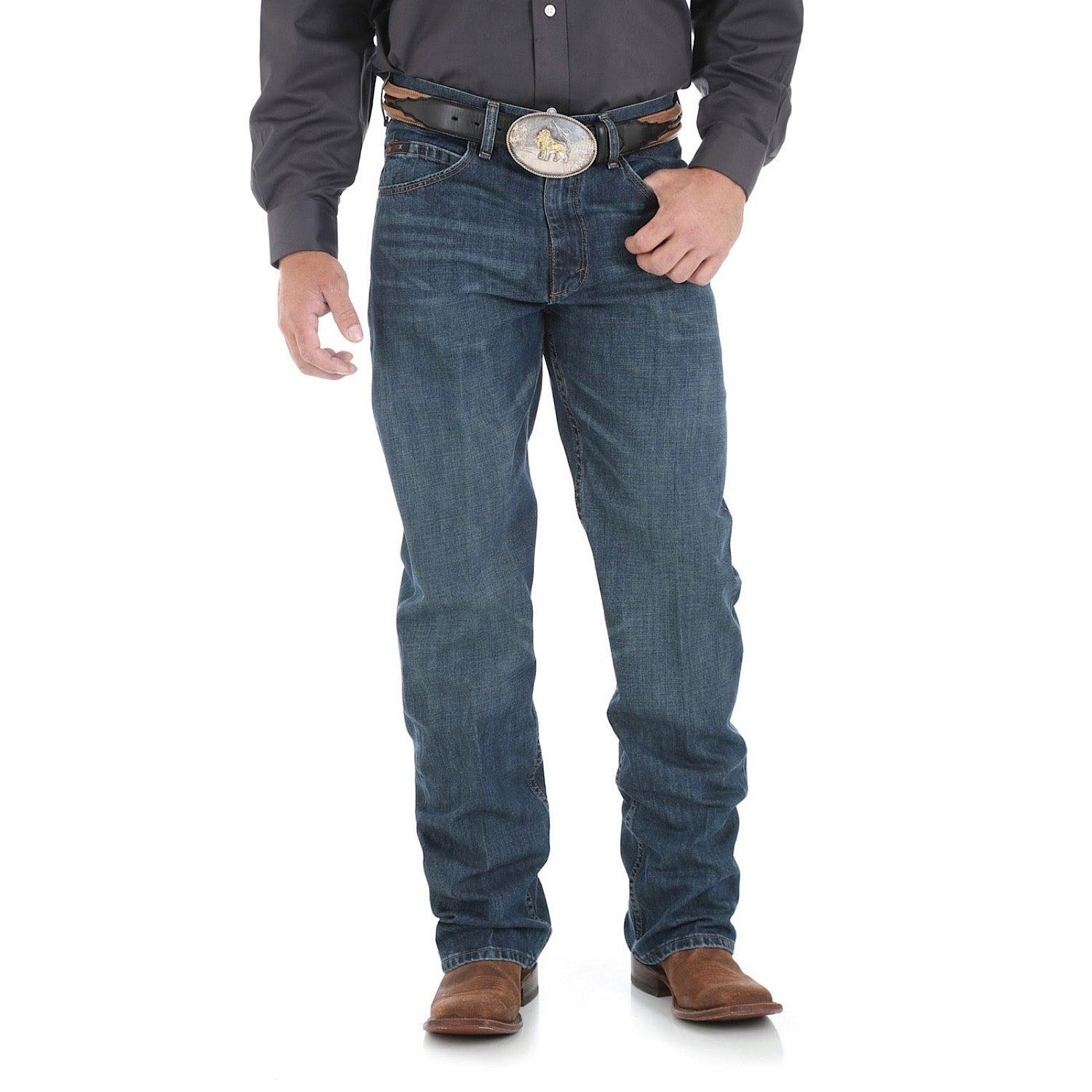 Buy Wrangler Mens 20X Competition Relaxed Jean, River Wash - 01MWXRW - The  Stable Door