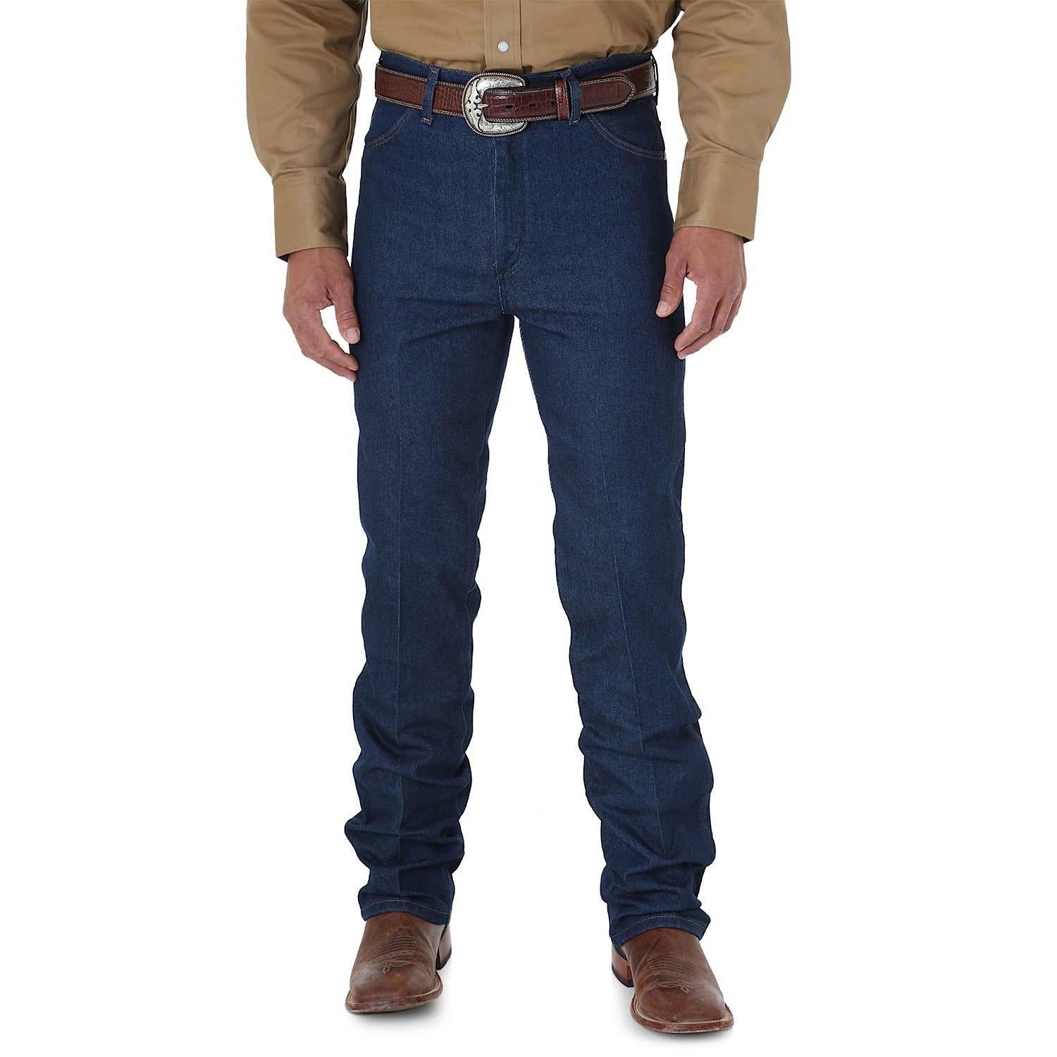 Buy Wrangler Mens Premium Cowboy Cut Regular Stretch Slim Fit Jean - 34 ...