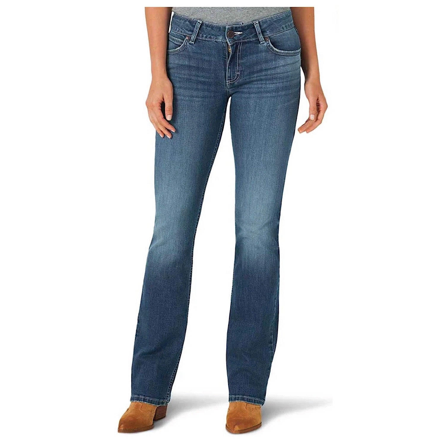 Buy Wrangler Womens Mid Rise Boot Cut Mae Jean Blaine - The Stable Door
