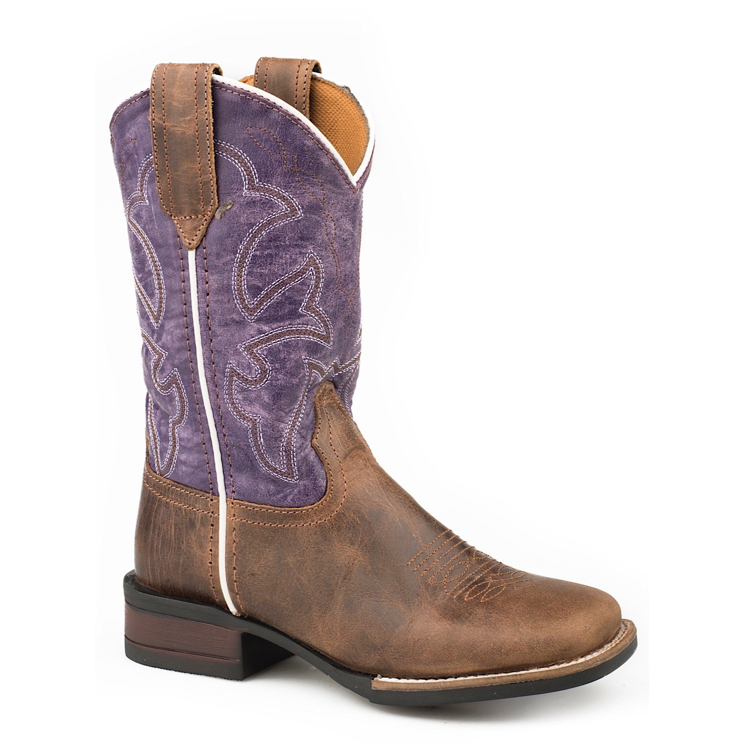purple roper boots