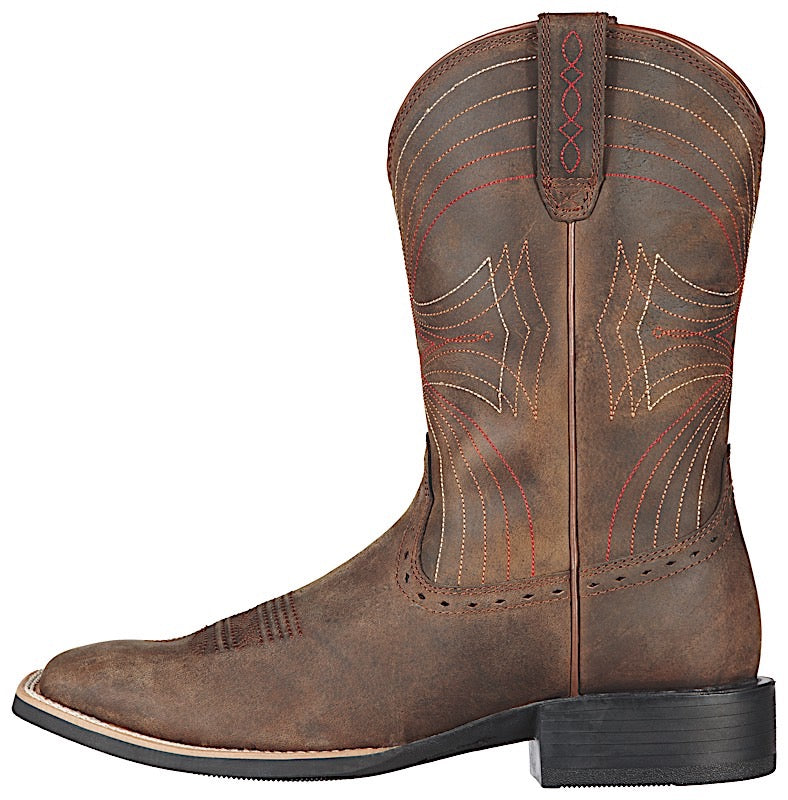 ariat sport western wide square toe