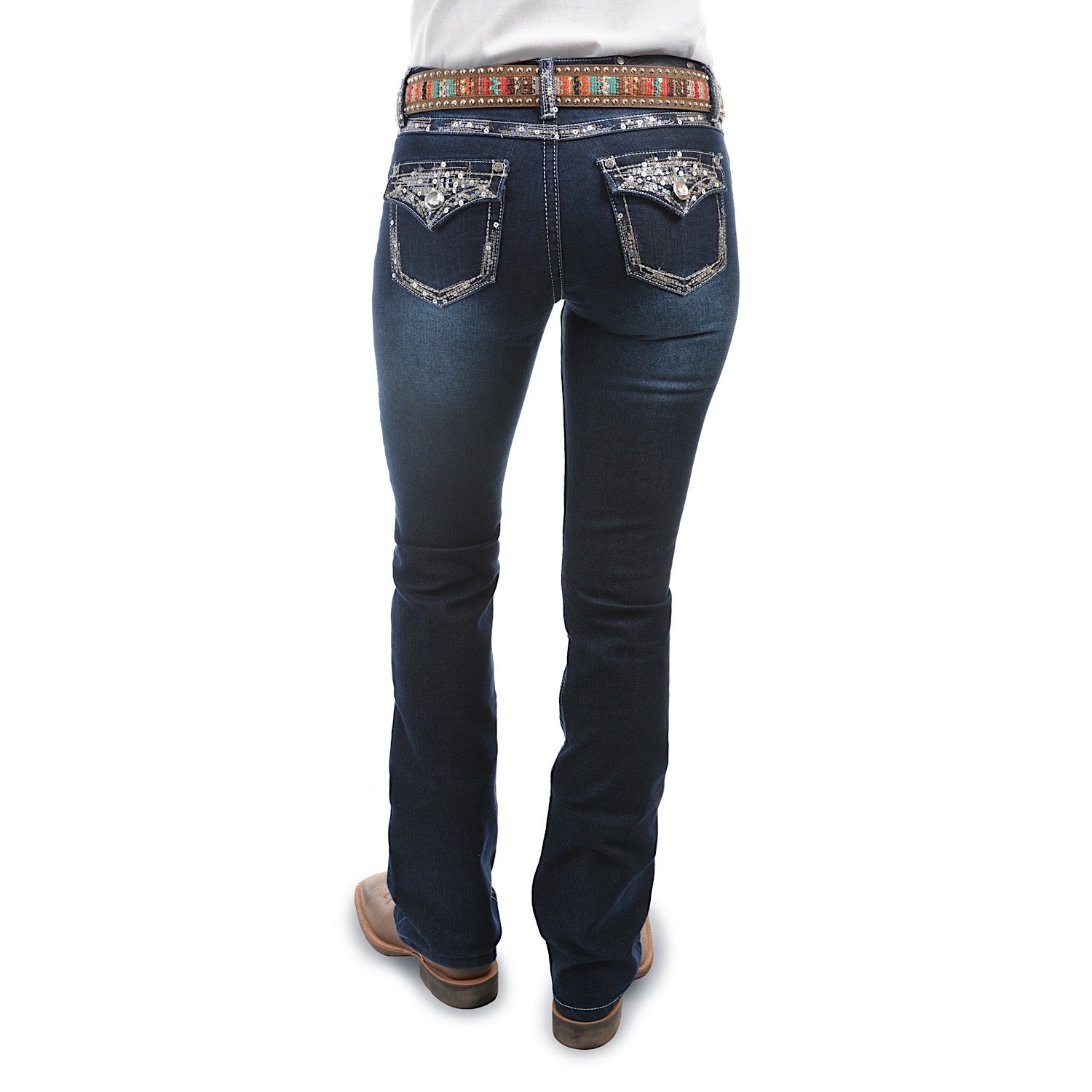 western boot cut jeans womens