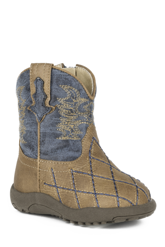 infant navy boots