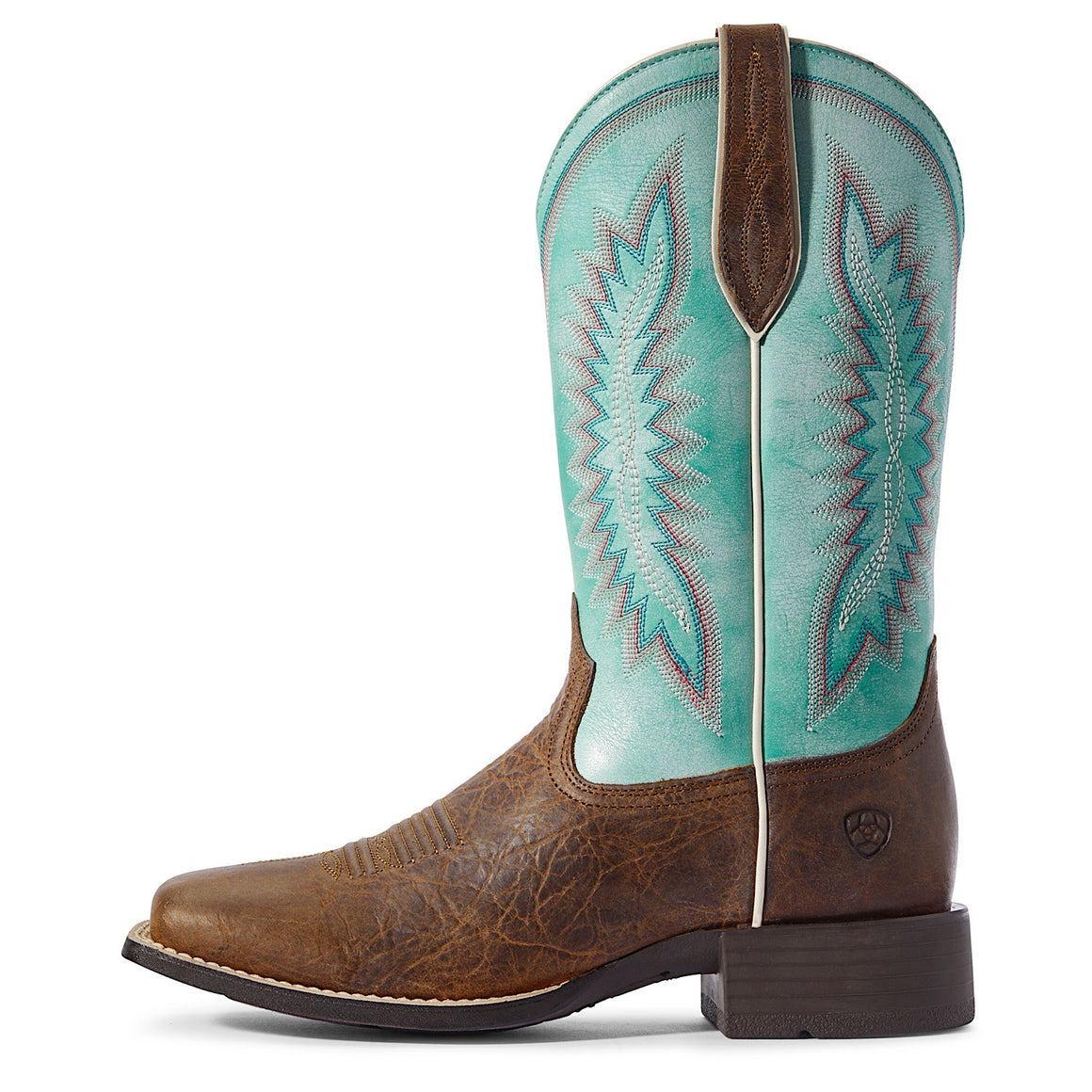 black and blue ariat boots