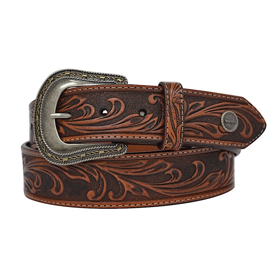 Buy Wrangler Dusty Belt Coffee/Chestnut - The Stable Door