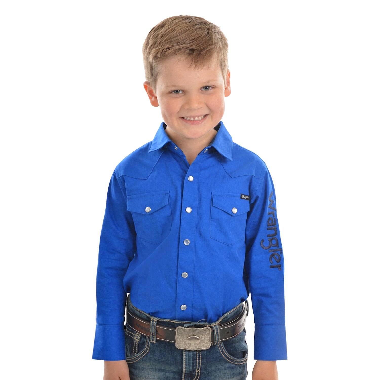 Long Sleeve Drill Shirt Cobalt 