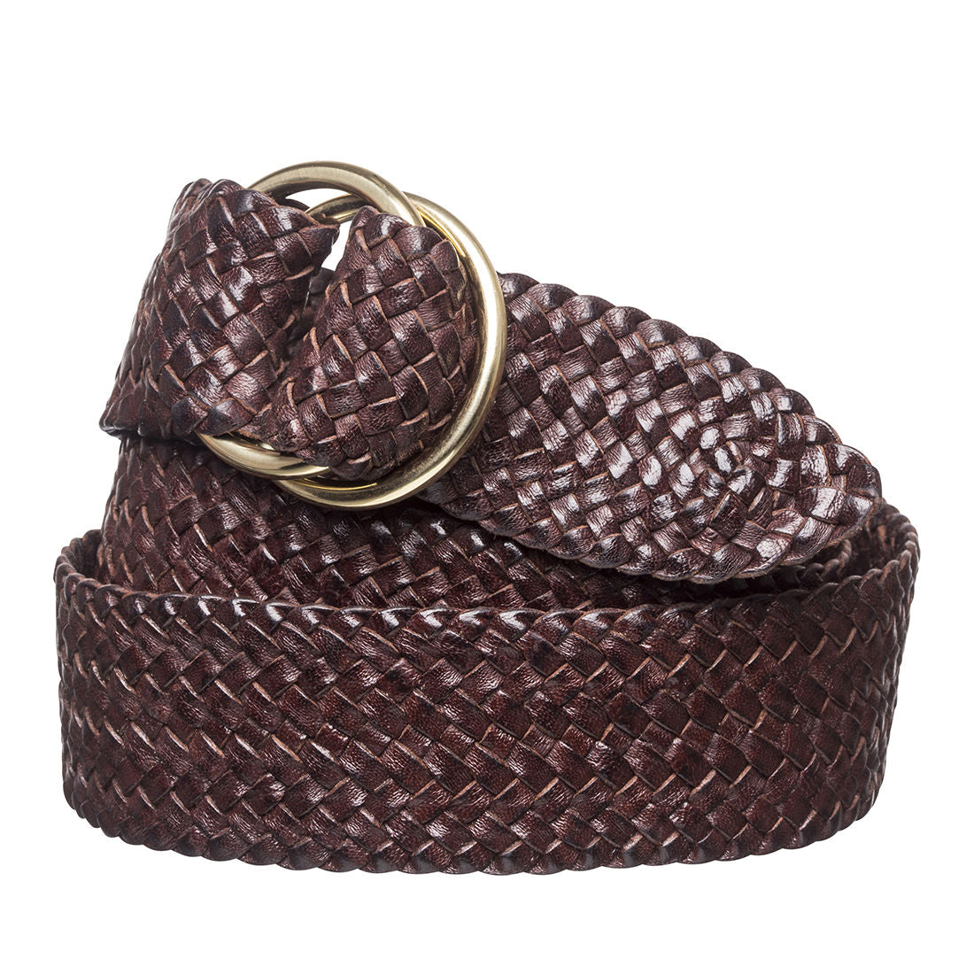 Buy R M Williams Brown Plaited Kangaroo Leather 1 1 4 Brass O Ring Belt The Stable Door