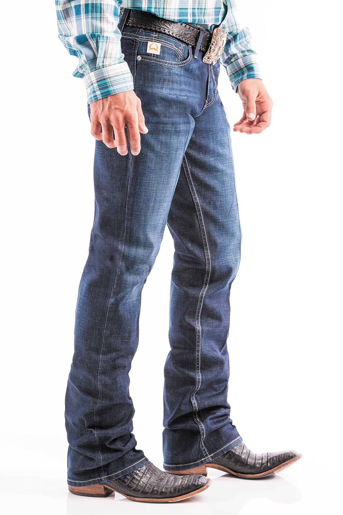 mens slim fit bootcut jeans stretch