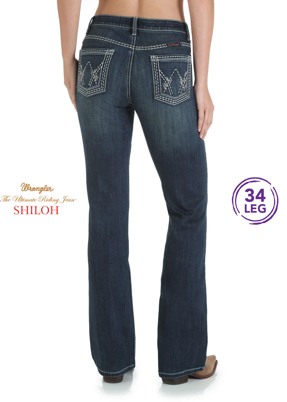 Buy Wrangler Womens Ultimate Riding Jean Shiloh Indigo - The Stable Door