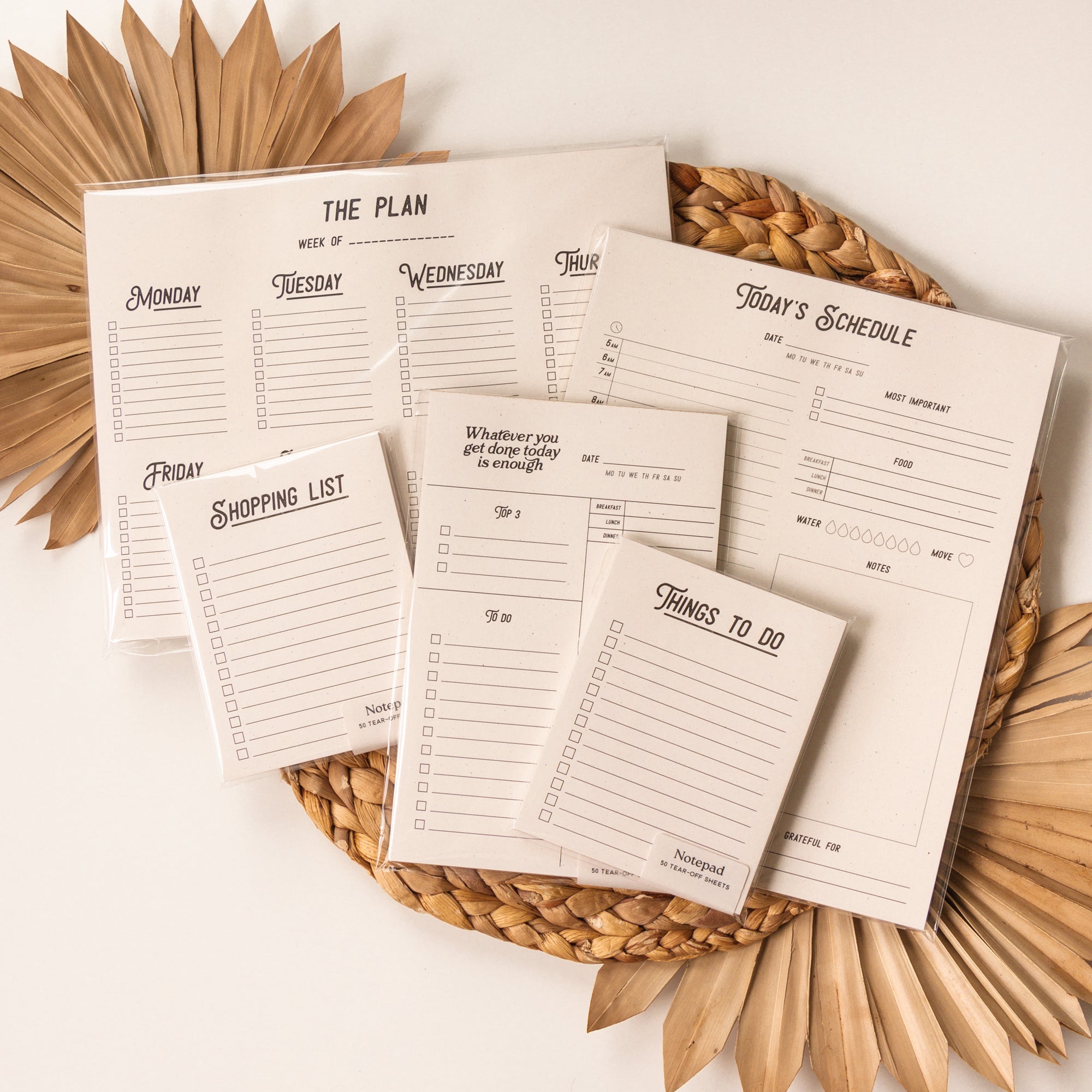 The Whole Family Bundle - Set of 5 Notepads