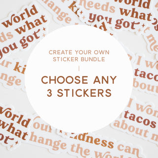 Choose 3 Stickers