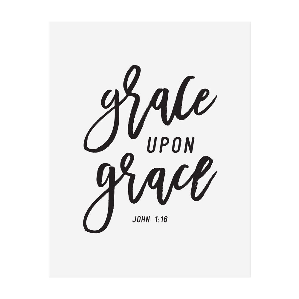 what does grace upon grace mean