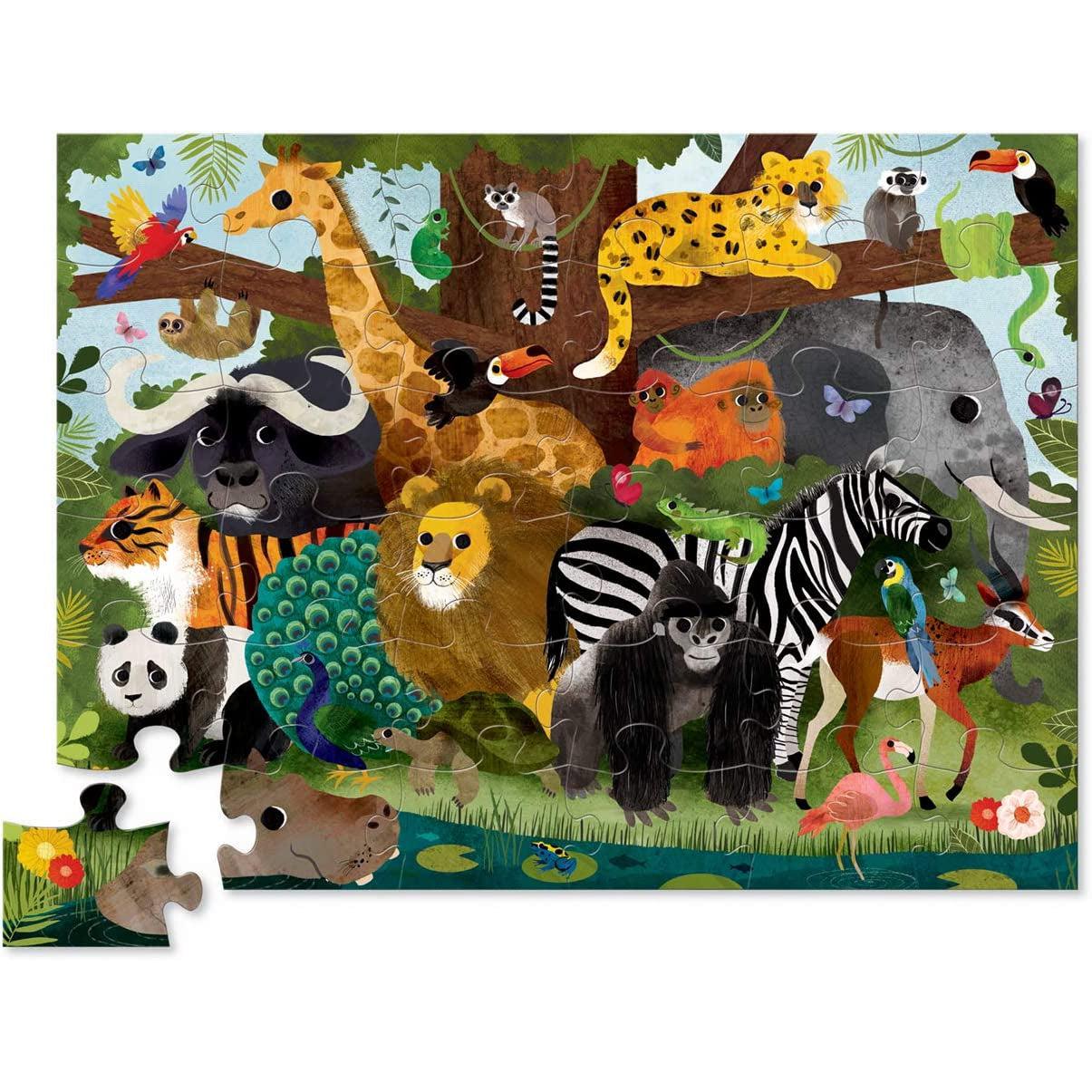 144-Piece Impossible Puzzle - Jungle Jive – Crocodile Creek