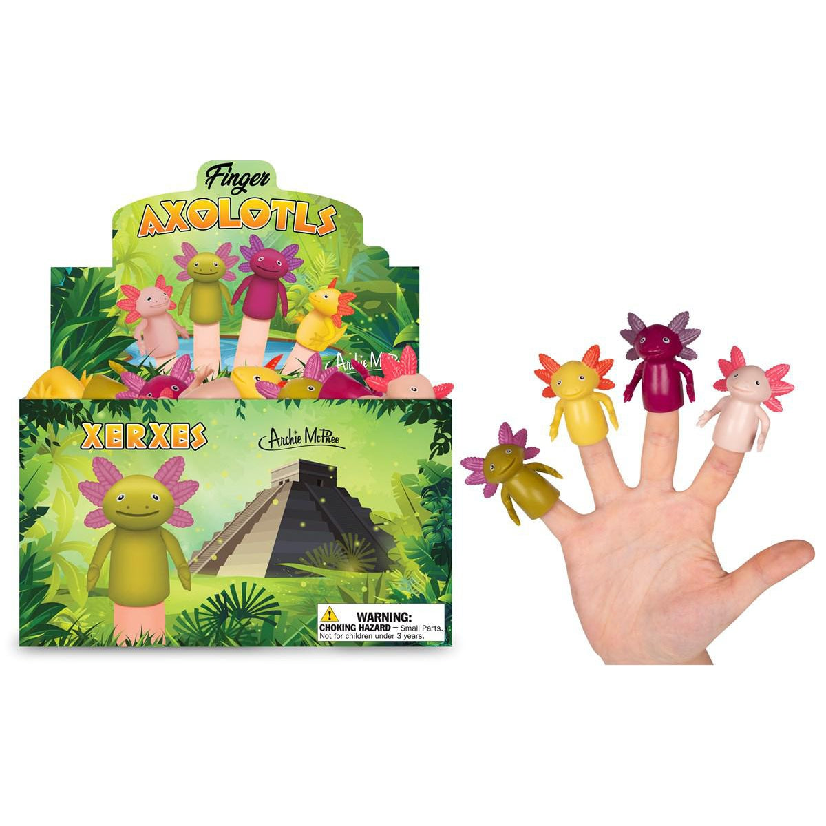 Axolotl - Finger Puppet - Yellow Springs Toy Company