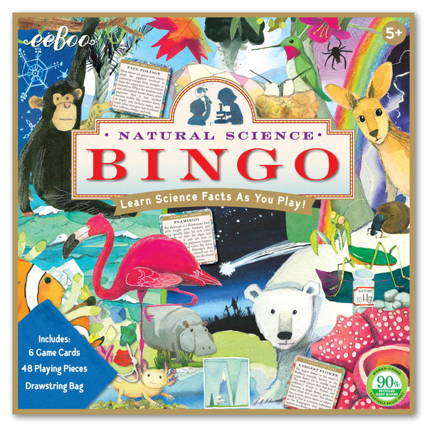 Natural Science Bingo-Games-EeBoo-Yellow Springs Toy Company