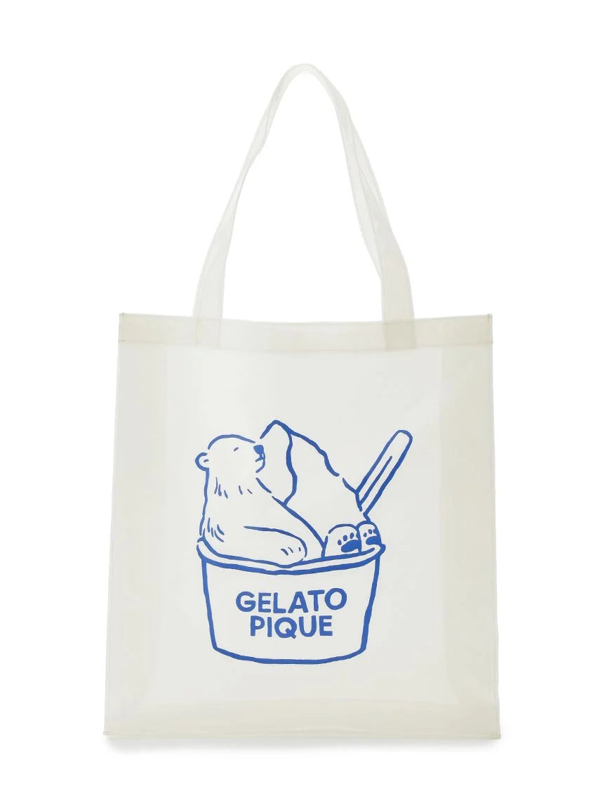 Polar Bear Vinyl Tote Bag