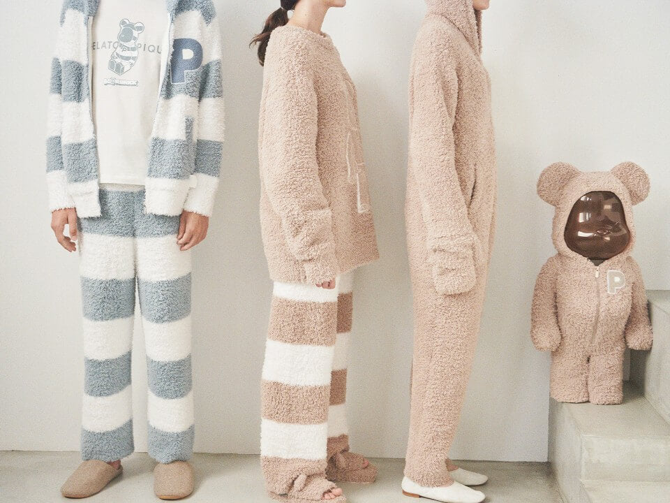 BE@BRICK Gelato Pique Pajamas 400% BEIGE