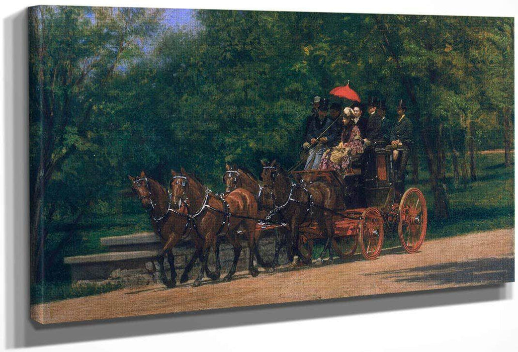 A May Morning In The Park (Fairman Rogers Four In Hand) By Thomas Eakins