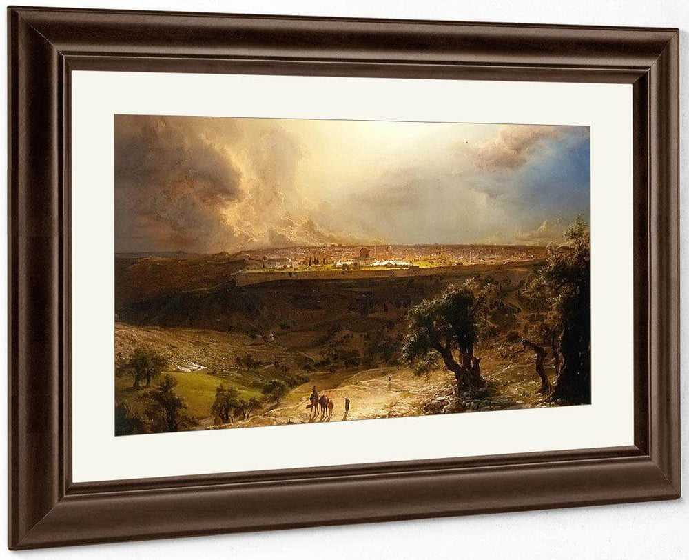 Jerusalem From The Mount Of Olives By Print, Canvas Art, Framed Print ...