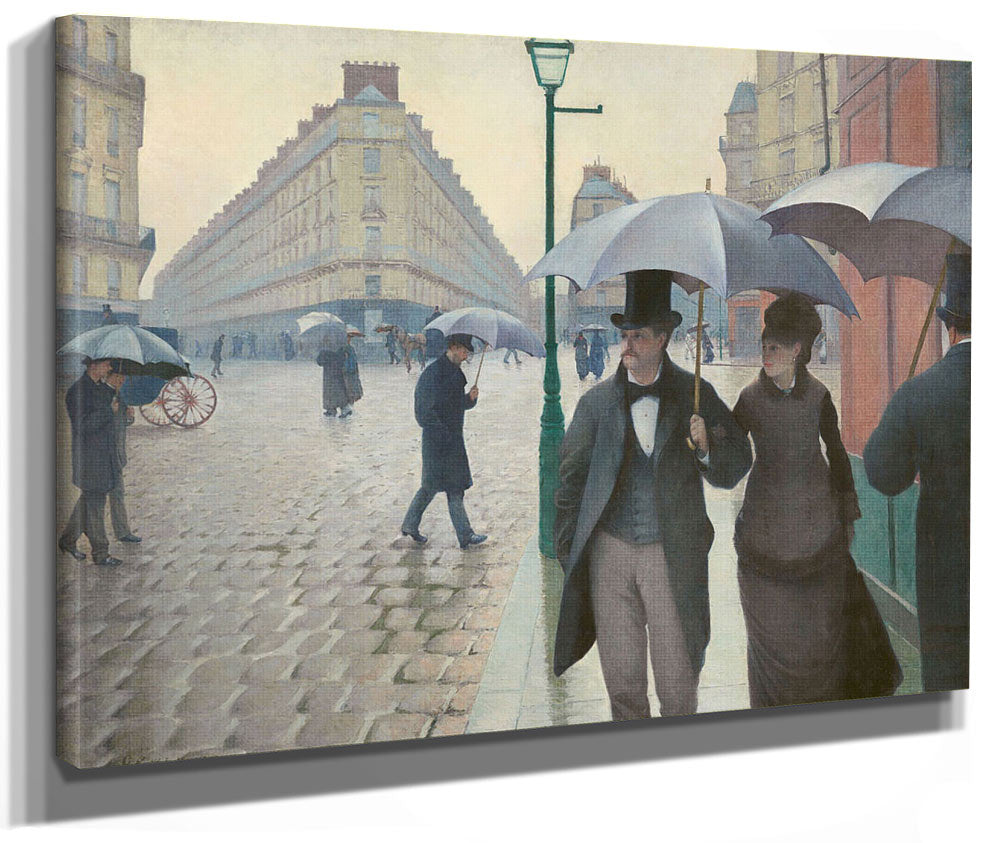 Paris Street A Rainy Day By Gustave Caillebotte Truly Art