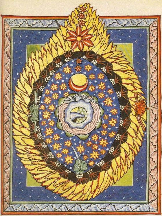 Scivias I.3 God Cosmos And Humanity 1165 By Hildegard Von Bingen